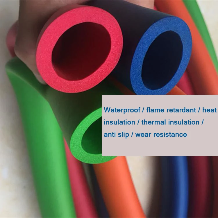 esponja tubo de espuma de borracha manga