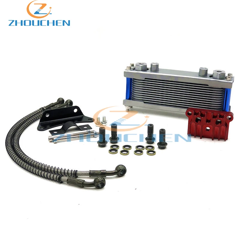Масляный радиатор для zongshen lifan 140cc 150cc refires внедорожный мотоцикл алюминиевый сплав радиатор 125cc Грязь Яма обезьяна велосипед atv