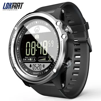 

LOKMAT MK06 Smartwatch Life Waterproof Unisex Smart Watch 1.25inch FSTN Screen BT 4.0 Fitness Activity Tracker for Android/iOS