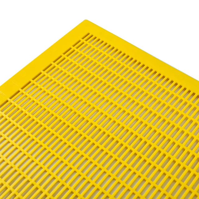 1 Százalék Méhészet Műanyag Méh Királynő Király Védelme Kizáró Csapda Rács Nettó Sárga És Fehér Elválasztott Tábla Méhész Méhkas Illesztés - Image 4