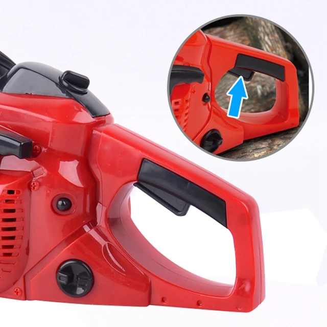 Pretend Play Tool Toys Rotating Chainsaw with Sound Simulation Repair Tool House Play Toys for Boys Children Kids 5