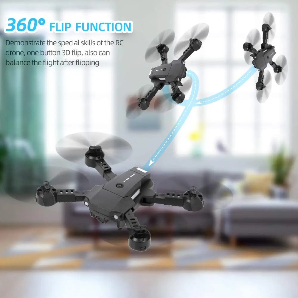 EBOYU X Pack 10 мини Радиоуправляемый Дрон 2 4 ГГц 4CH wifi FPV 720P камера складной RC
