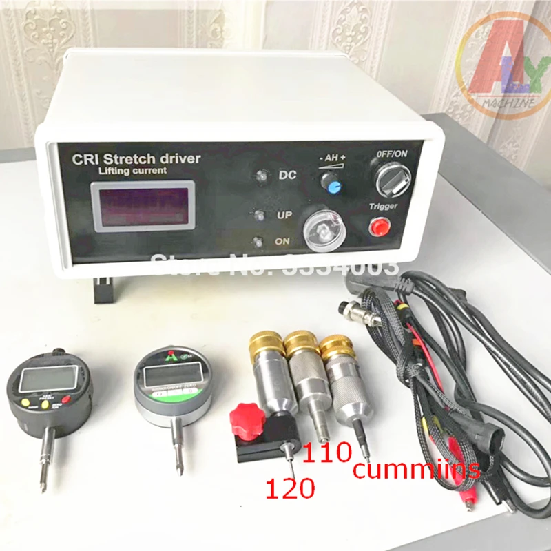 US $480.00 Common Rail Injector Nozzle Electromagnetic Valve Armature Lift Travel Testing Tools With BOSCHH 110 120 CUMINNSS Measuring Seat