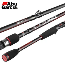  Original Abu Garcia Brand Black Max BMAX Baitcasting Lure Fishing Rod 1.98m 2.13m 2.44m M Power Carbon Spinning Fishing Stick 