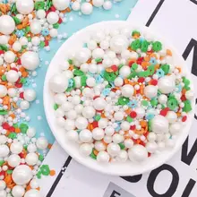 Edible Sugar Beads Mixes Pearl Sugar Ball For Christmas