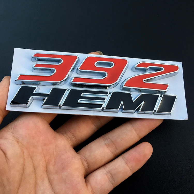 392 HEMI 3D металлический автомобиль Стикеры эмблемы автомобиля Средства для укладки
