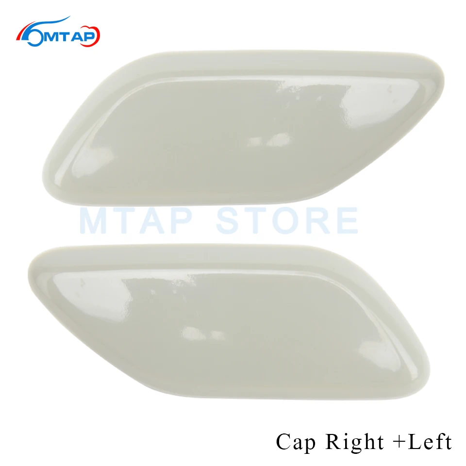 Омывания фар сопловая заглушка Кепки для Mazda 3 Axela BK 2003 2004 2005 2006 2007 2008 5 дверей фонарь бампера шайба крышкой - Цвет: Left And Right