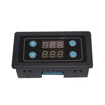 

Programmable DC12V 1 Channel Digital Cycle Delay Relay Timer Switch LED Display 0-999 Hours