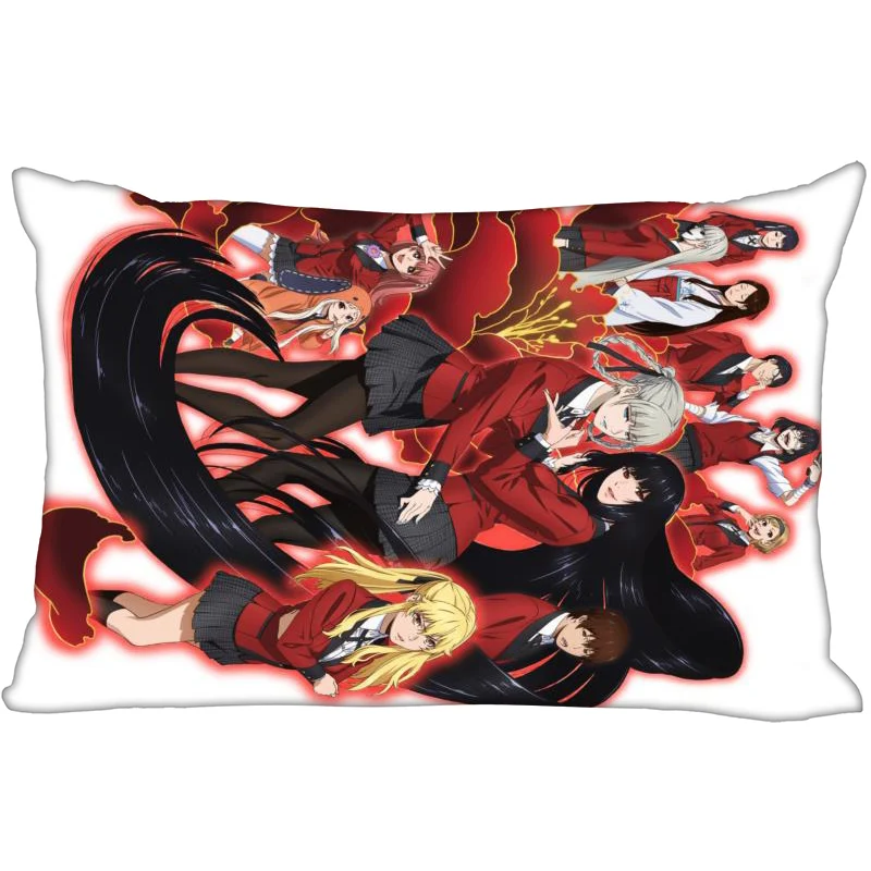 

Anime Kakegurui Pillowcase Gothic Decorative 45x35cm(One Side) Rectangle Zipper Print Pillowcase New Year Pillow Cover