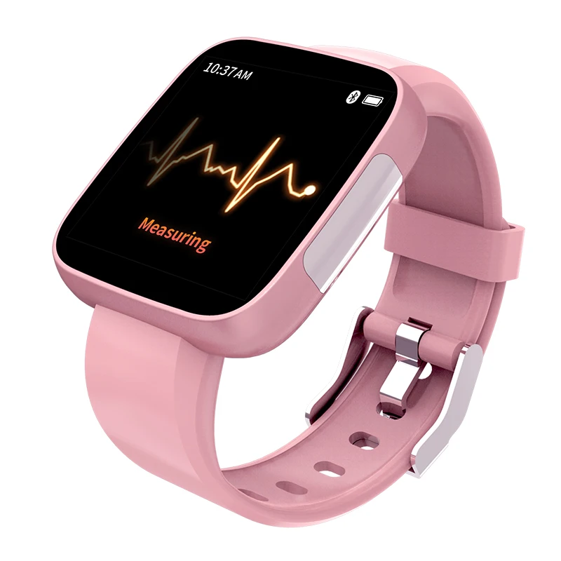 

Toleda T5 Ecg +ppg Smart Watch Fitness Tracker Activity Tracker Ip67 Heart Rate Blood Pressure Watch With Vibrating Alarm Gifts