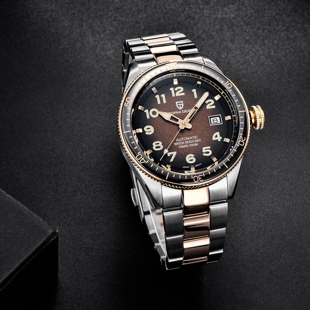 

PAGANI DESIGN Luxury Brand Watches Men Business Sport Mechanical Sapphire Men Automatic Stainless Steel Waterproof Wristwatch