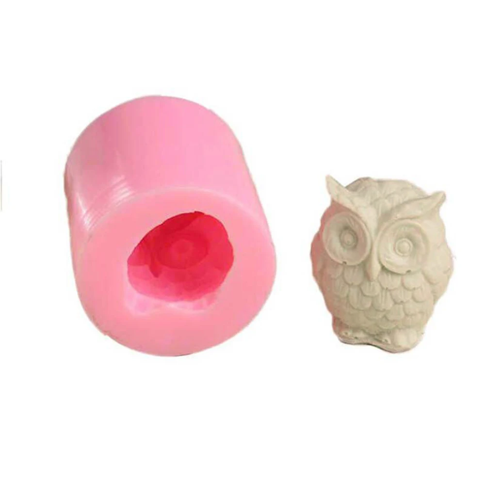 

3D DIY Small Animal Owl Shape Hands Silicone Cake Decorating Tools Soap Chocolate Cake Molds Fondant Decorating Baking Tools