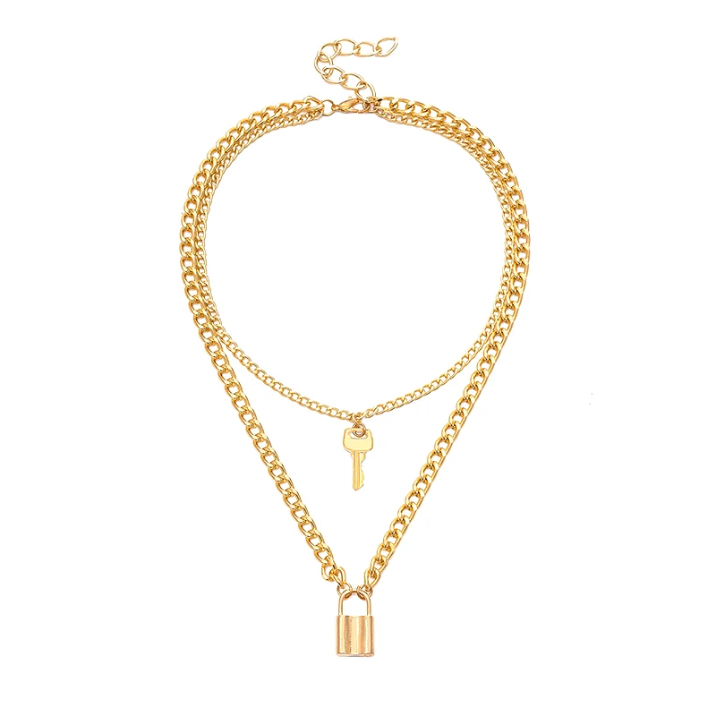 Untuk Fashion Wanita Kunci Gembok Liontin Kalung Emas Perak Kunci Kalung Berlapis Rantai Leher Dengan Kunci Punk Perhiasan Choker Kalung Aliexpress Untuk Fashion Wanita Kunci Gembok Liontin Kalung Emas Perak Kunci Kalung Berlapis Rantai Leher Dengan Kunci Punk Perhiasan Choker Kalung Aliexpress