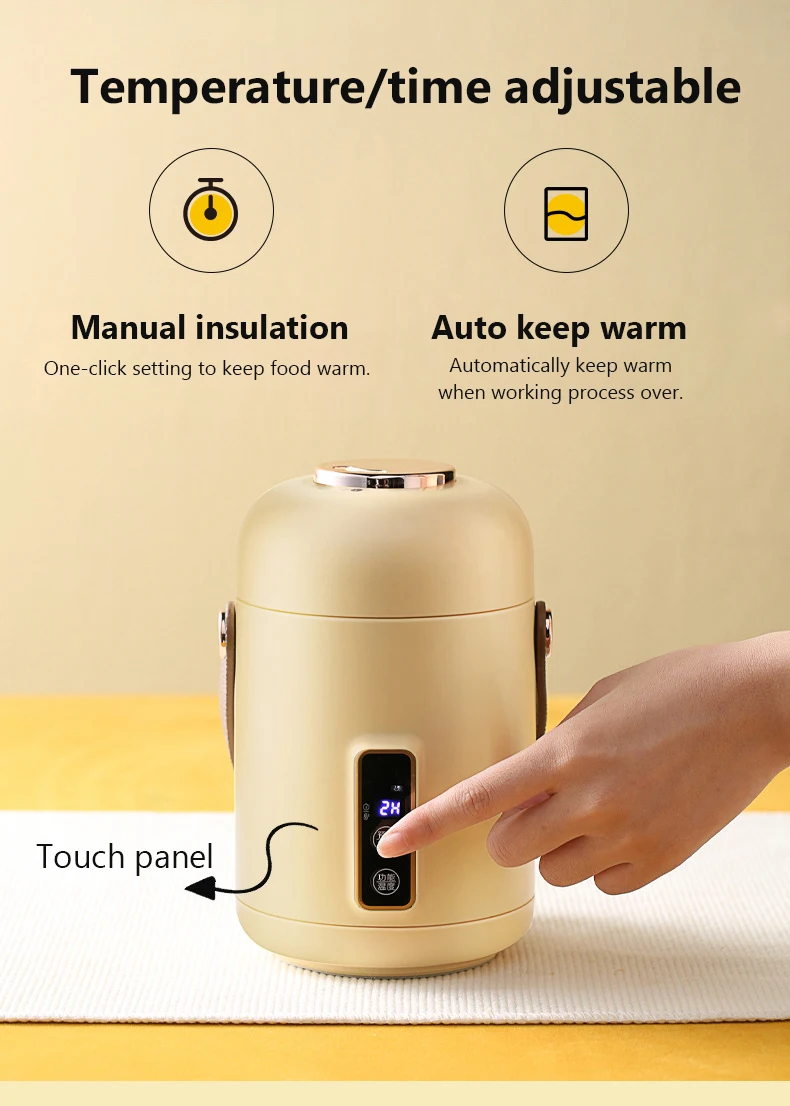 Description Picture 6 of itemMultifunction Stew Pot 500ML Non-stick Coating Automatic Keep Warm Noodles boiler Portable Health Pot Soup Porridge Slow Cooker