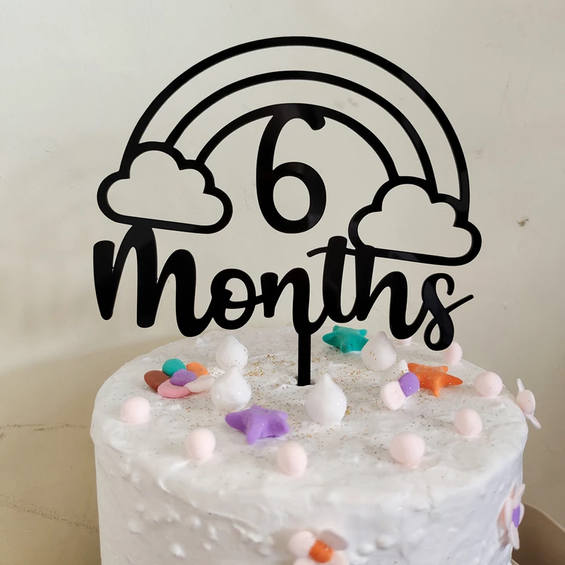 Happy 6 Months Cake Topper Baby S First Birthday Cake Topper Baby S Half Birthday Cake Topper Baby Shower Cake Decoration Party Diy Decorations Aliexpress Happy 6 Months Cake Topper Baby S First Birthday Cake Topper Baby S Half Birthday Cake Topper Baby Shower Cake Decoration Party Diy Decorations Aliexpress