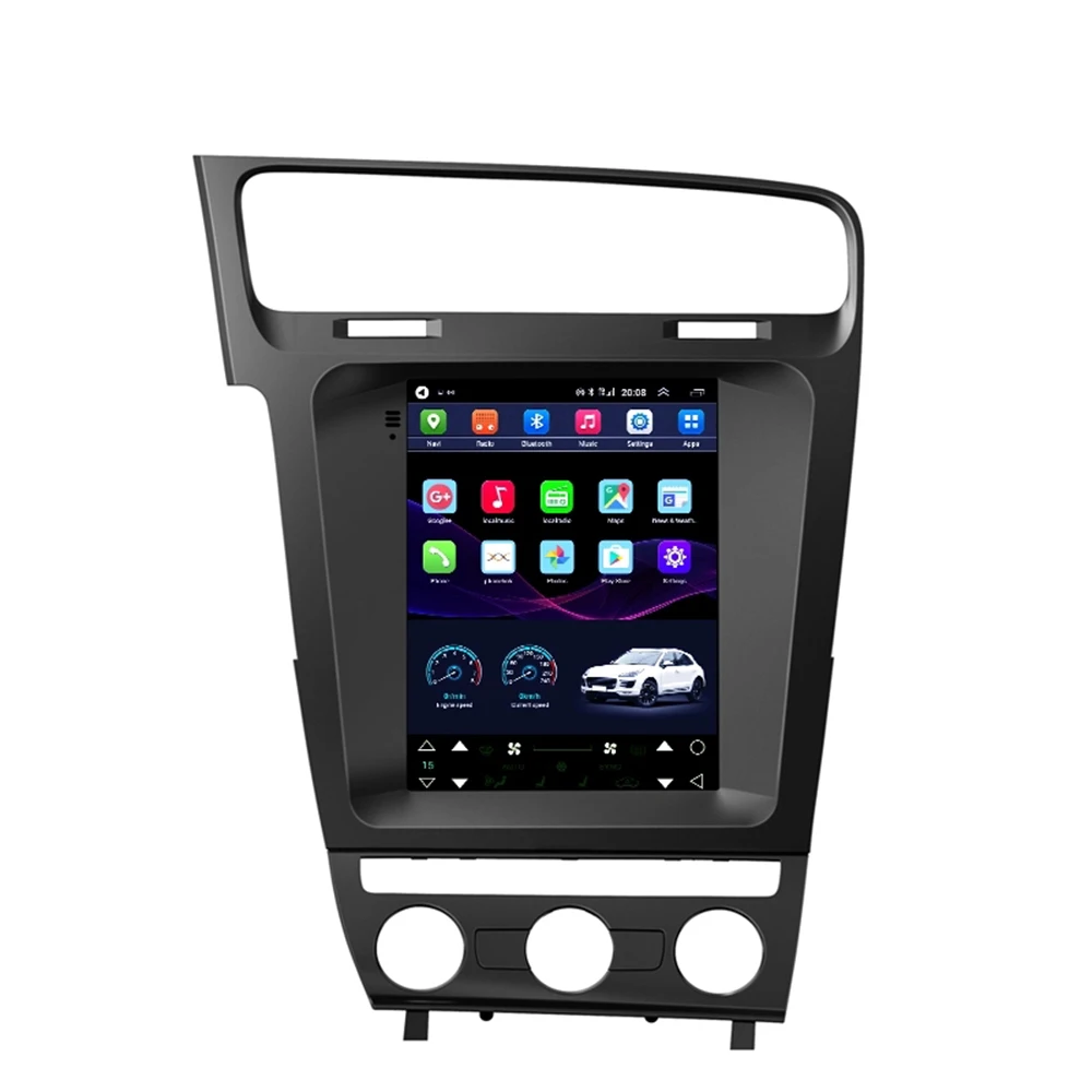 9," Tesla Стильный экран android 8,1 gps автомобильный радиоприемник для VW Golf 7 автомобильный навигатор playstore Автомобильный мультимедийный bluetooth 4g lte сеть