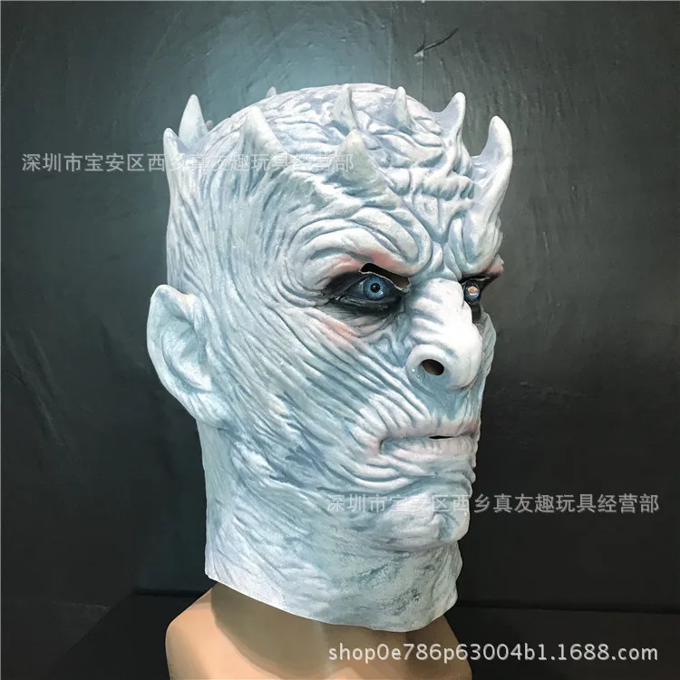 

Halloween Horror Mask Game of Thrones of Game Mask Night King Mask Latex Mask Head Band Film And Television Props