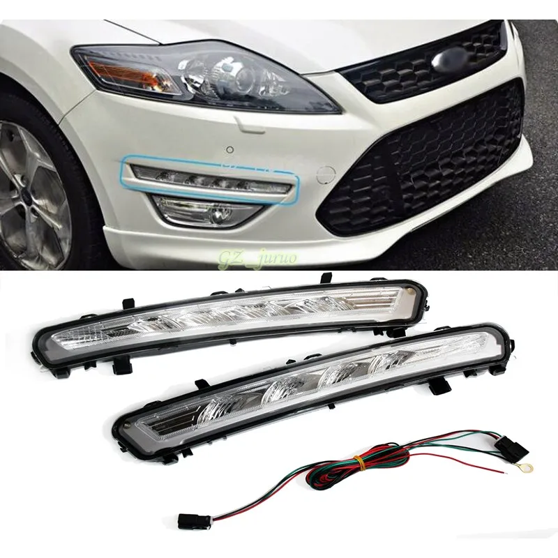 Автомобильные аксессуары для 2011 2012 2013 Ford MONDEO 2x светодиодный DRL Вождения освещают