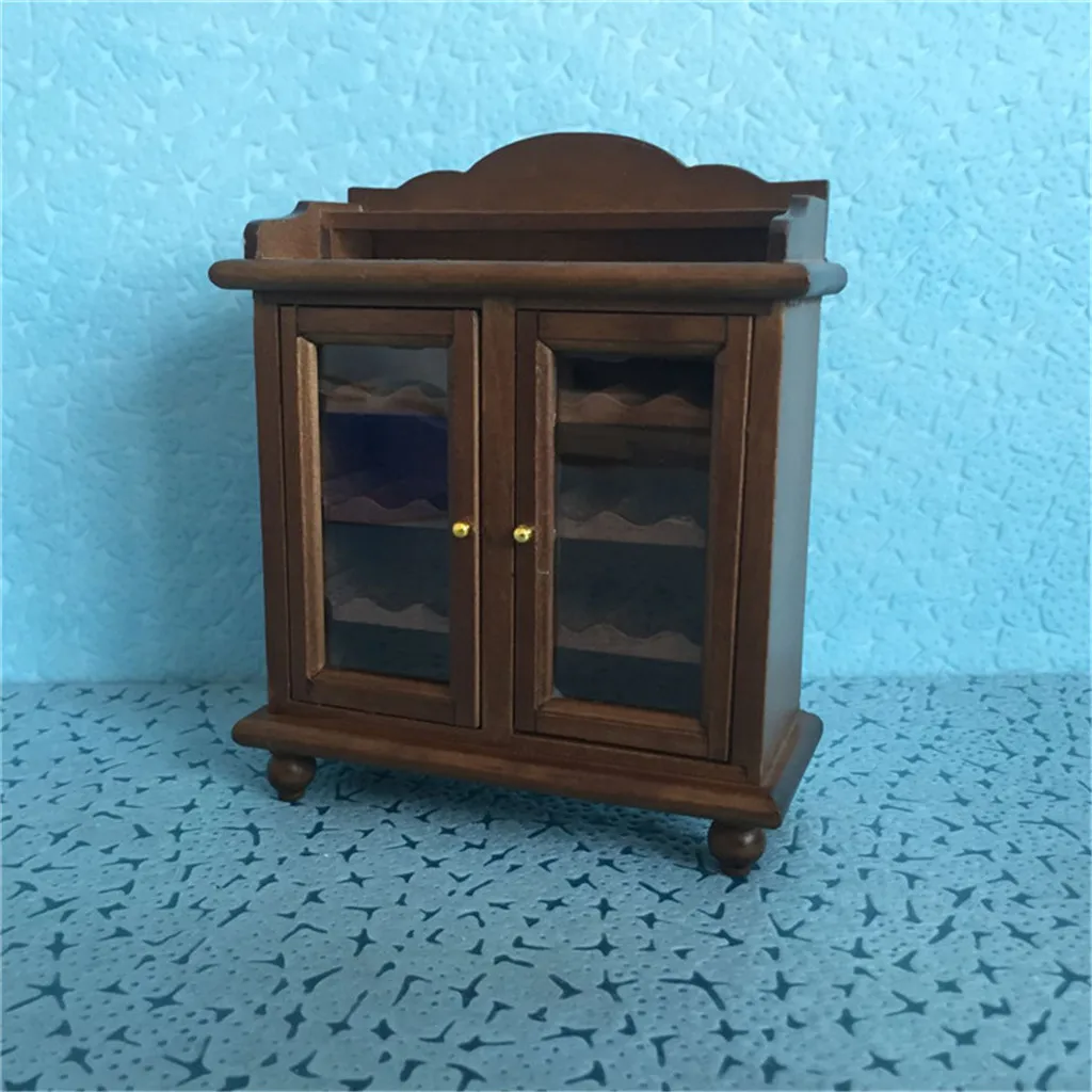 Забавная игрушка Моделирование игрушечная мебель новая 1:12 миниатюрная мебель для кукольного дома шкаф гостиная ребенок ролевые игрушки 8,23