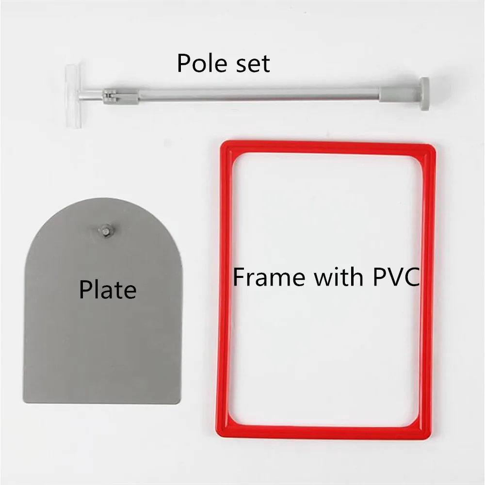 금속 베이스 플라스틱 POP 사인 용지 포스터 가격 프레임 디스플레이 거치대 스탠드, 슈퍼마켓 프로모션, 막대 높이 60  100cm, 1 팩