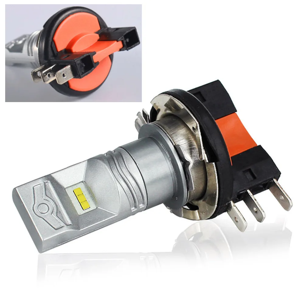 2X H15 CSP1919 6SMD светодиодный Противотуманные фары Дневные Фары Светильник дальнего света лампы фонаря стоп 900LM головной светильник Противотуманные огни бег светильник лампочка 6000K