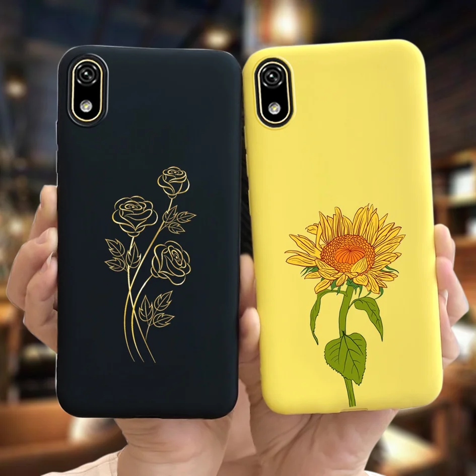 Fashionable Daisy Love Heart Candy Cover - Soft Phone Case