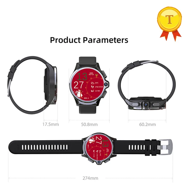 2020 Best Round Smart Watch Men Dual Camera 4g 3gb 32gb Android Gps Navigation Bluetooth Smartwatch Google Play Store App - Watches - AliExpress