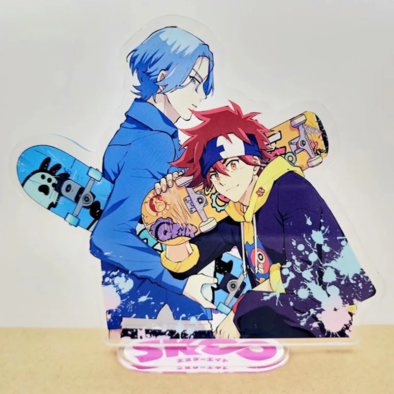 SK∞ SK8 the Infinity Stand Model Keychain Reki Kyan Langa Hasegawa Anime  Figure Acrylic Standing Plate Holder Desktop Decoration