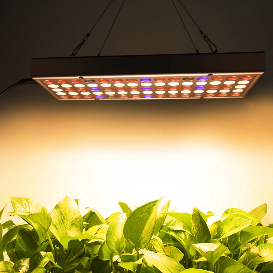 225 LED 3300LM Grow Light Panel Hydroponics Room Tent Plant Lamp All White 