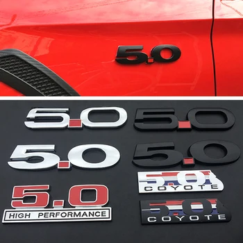 

For Ford 5.0 High Performance Decal for Mustang Shelby Kuga Mondeo GT Focus Escape Edge Ranger Metal Grille Emblem Car-styling