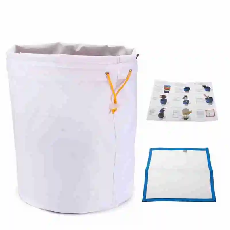1pcs 5-Gallon Herbal Ice Bubble Hash Bag Essence Extractor Kit Filtration Bags/Set with Free Pressing Screen 