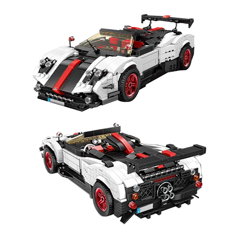 Mould-King-13105-Creative-Idea-Series-Pagani-Zonda-Cinque-Roadster-Compatible-Moc-22208-Bulding-Blocks-Bricks (2)