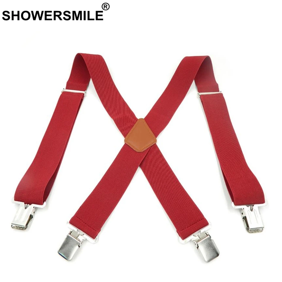 Мужские подтяжки shouresmile для брюк Мужская Подвязка из натуральной кожи рубашка 120