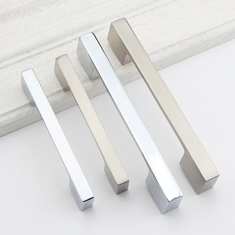 Современный упрощенный никелевый рисунок с толстой ручкой|door knob|cabinet door knobshandle