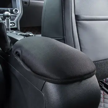 

Chuang Qian Accessories Neoprene Central Armrest Console Box Pad Cover For Ford Mustang 2015-2019 Armrest Storage Box Cover