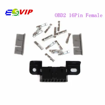 

OBD2 16 Pin Female Cable connector Adapter with 16 Pin Adapter Wire Sockets Connector for 10 pcs