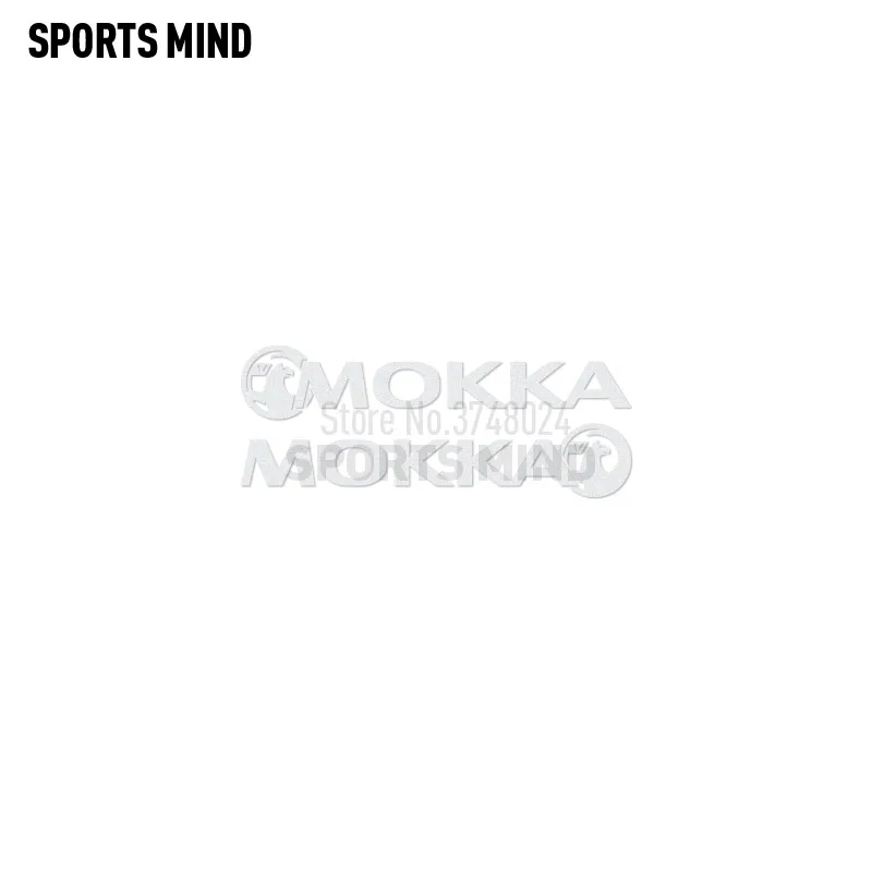 1 Pair Vinyl Car Styling For Opel Mokka X Vauxhall Mokka Opc Accessories Car Stickers Decals Automobiles - Название цвета: silver white