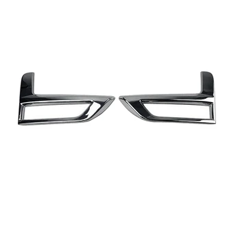 

DHBH-Car Front Bumper Fog Light Chrome Trim Cover for Nissan Rogue X-Trail 2017-2020