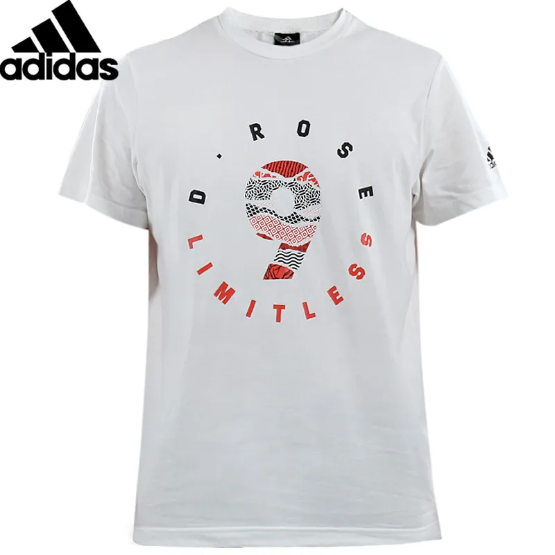 

Original Adidas New Arrival ROSE SLOGAN 2 T Short Sleeve Tops Breathable Round Collar Running Shirt