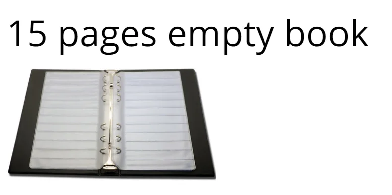 0201 0402 0603 0805 1206 1% resistor book full series  empty book Sample Book 0R~10M 170values x50pcs x25pcs 1%