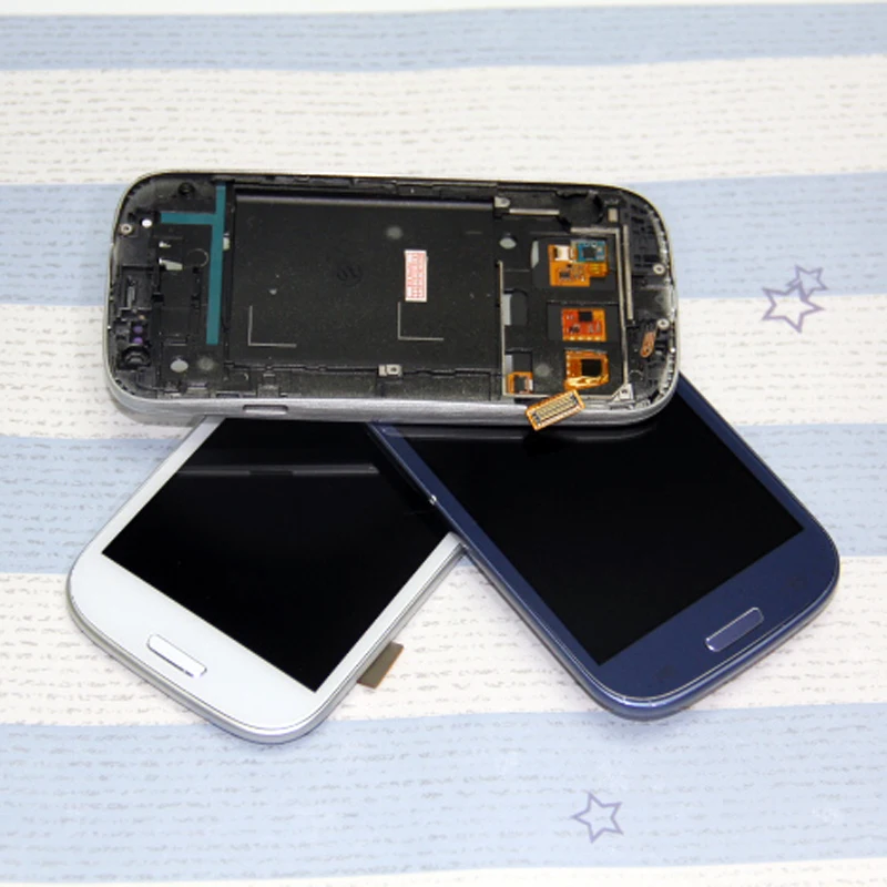 Экран для SAMSUNG Galaxy S3 дисплей i9300 сенсорный экран дигитайзер Замена ЖК-экран |