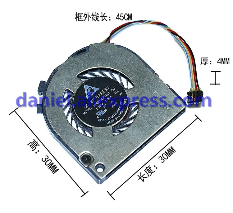 DELTA KDB0305HA3-00 30105V 0.50A Unmanned Aerial Vehicle Laptop Computer Cooling Fan | Компьютеры и офис