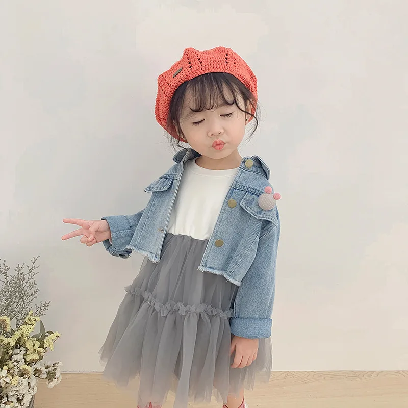 Коллекция года, Осеннее праздничное свадебное платье, vestidos, детская одежда платья для маленьких девочек Сетчатое платье принцессы для девочек топы с круглым вырезом, розничная