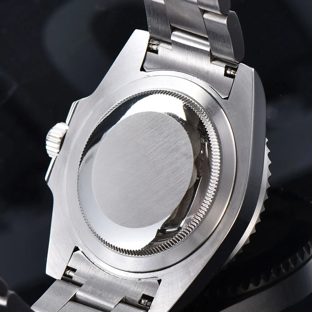 Мужские автоматические механические часы AAA 40 мм Роскошные брендовые модные водонепроницаемые наручные часы с датой деловые мужские часы reloj hombre 2813