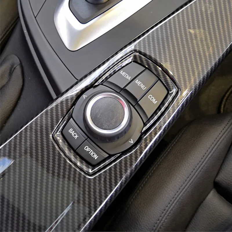 Carbon Fiber Color Console CD Panel Decoration Frame Cover Trim Sticker For BMW 3 4 Series 3GT F30 F32 F34 Interior Accessories Carbon Fiber Color Console CD Panel Decoration Frame Cover Trim Sticker For BMW 3 4 Series 3GT F30 F32 F34 Interior Accessories