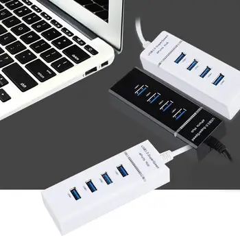 

4 Port USB HUB High Speed 5Gbps Usb 3.0 hub Multi usb Port hub PC Accessories Splitter Computer For Laptop usb hub 3.0 3 P6Z2