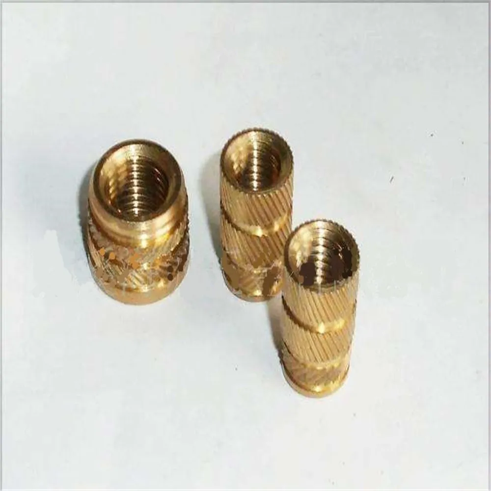ISB M3/M4/M5/M6 гайка с кольцевой вставкой из латуни гайки Insertos Knurling медные Rivnut заклепки