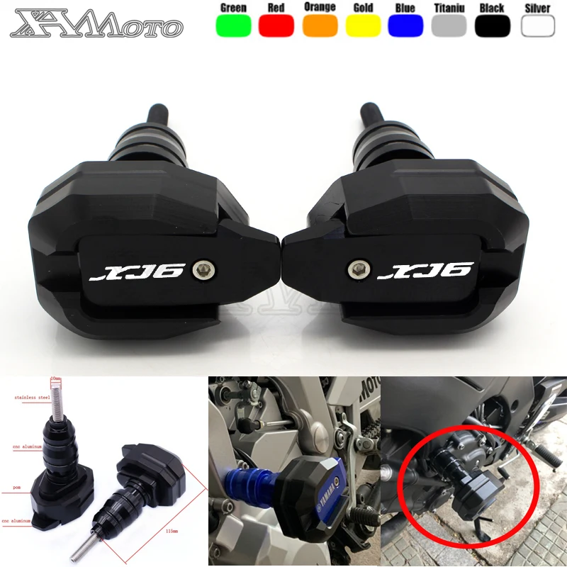 Для YAMAHA XJ6 защита от падения мотоцикла Рамка слайдер защита обтекателя противоаварийная панель протектор