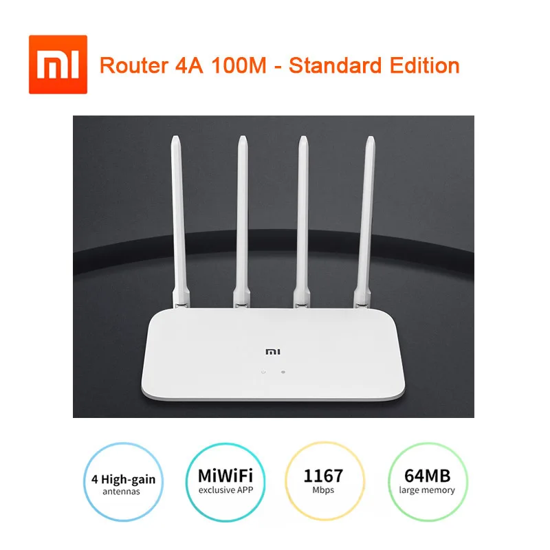 4A (Standard) Xiao mi маршрутизатор mi wifi удлинитель 4A E wifi повторитель 1167 Мбит/с двухдиапазонный двухъядерный 2,4G 5 ГГц 802.11ac приложение управление беспроводной маршрутизатор - Цвет: 4A (Standard)