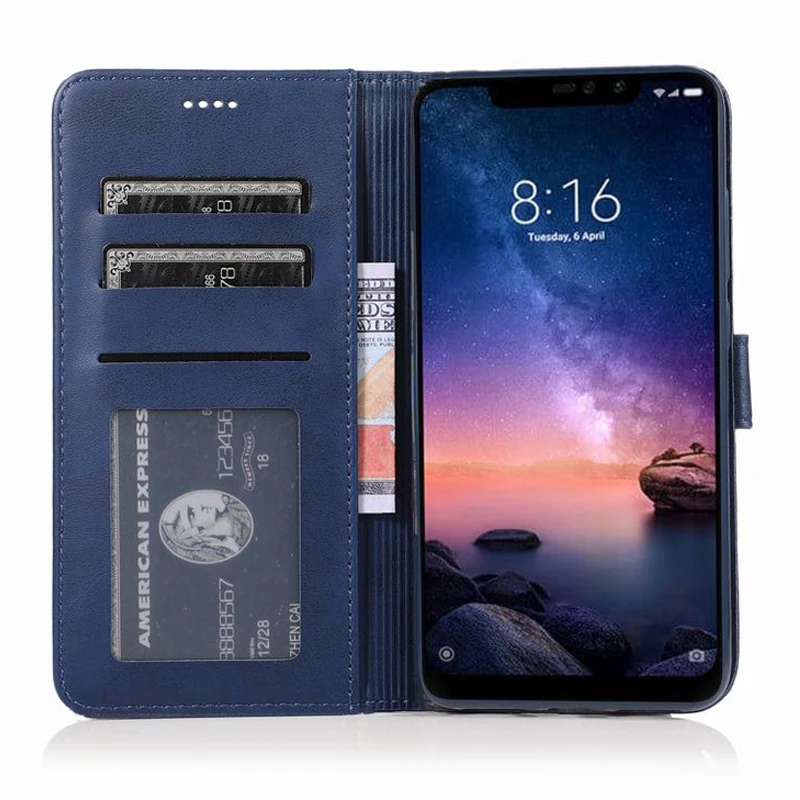 Flip Cover For Xiaomi Redmi Note 6 Pro Phone Case Luxury Magnet Closure Stand Wallet Leather Bag On Xiomi Redmi Note 6 6pro Etui